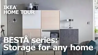 Versatility & Style: IKEA BEST&Aring; Storage Solutions - IKEA Home Tour