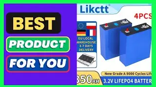 Grade A 350Ah LiFePO4 Battery 9000 Cycles 3.2V Rechargeable Lithium Iron Phosphate