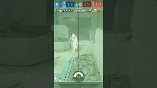 Bro fell for the Vietnam strat💀😭 #siege #r6 #gaming #shorts