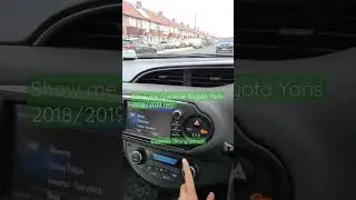 tell me show me question Toyota Yaris 2018/2019 controls practical driving test