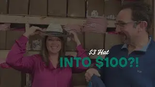 Flipping a $3 Cowboy Hat into $100?! Limited Edition Thrift Haul Scores 🔥 🤠