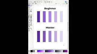 Inkscape Color Magic: Create Awesome Gradients in Seconds! ✨ #inkscape #graphicdesign #shorts