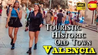 Valencia L'Eixample Pla&ccedil;a de Bous on a 4k UHD 60fps Walking Tour of Valencia Nord!