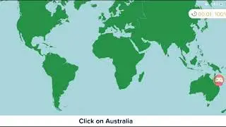 Seterra Geography World Continents Speedrun Played in 6 seconds