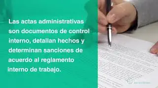 &iquest;Cu&aacute;ndo se debe aplicar un acta administrativa? | QuAdrans