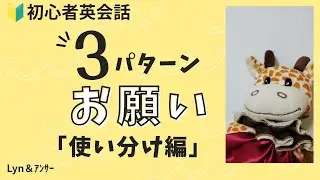 (41)何かお願いする時表現⇒3パターン