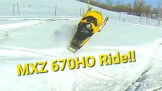 Ski Doo Mxz 670HO Ride!!