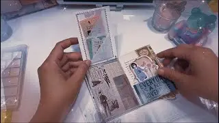 | A Flipthrough Of My Vintage Style Medium Scrapbook | Oldies And Autumn Themed | Soft Music | Art |