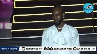 Black Sherif's stage entrance at the 2025 Zaama Disco Concert