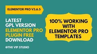 How to Get Elementor Pro Free With Lifetime Activation in 2021 in Urdu/Hindi | The VIP Studio