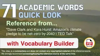 71 Academic Words Quick Look Ref from 
