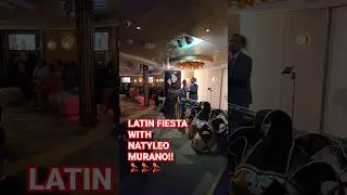 LATIN FIESTA WITH NATYLEO MURANO ON CARNIVAL VENEZIA THROWBACK THURSDAY! #shorts #latinmusic #fiesta