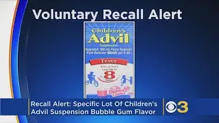 Children's Advil Suspension Bubble Gum Flavor Recalled Over Incorrect Dosage Cup Markings
