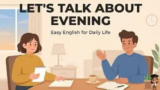 English Conversation About the Evening A1-B1 | Talking About Your Evening (Simple & Clear)
