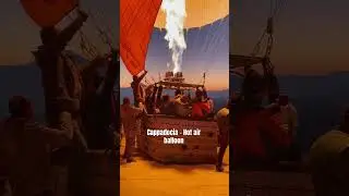 🏜️🎈 Magical Cappadocia Hot Air Balloon Ride! 🌅✨ #turkeytravel