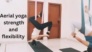 35 min Aerial yoga - beginner friendly #yoga #aerialyoga #exercise #workout #meditation