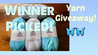Winner picked!  Big Twist Vivid & Lion Brand Yarn Giveaway!  Dazola Designs Crochet
