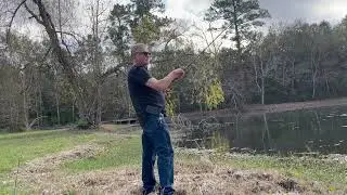 De pesca en mi Laguna en Texas 