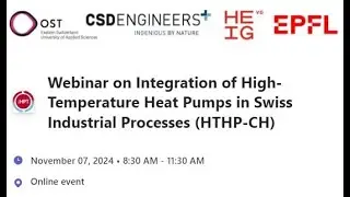Integration of High Temperature Heat Pumps in Swiss Industrial Processes HTHP CH 2024 -part2