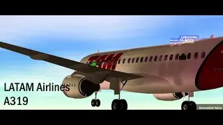 LATAM Airlines A319 Chacalluta - N/A Roblox Airline review.