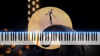 The Nightmare Before Christmas - Whats This Synthesia Midi Piano Tutorial & Download