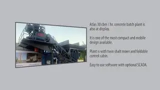 SPECO asphalt plant display | Photos Excon 2019