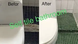 self tile |셀프인테리어 | 셀프욕실타일 😬