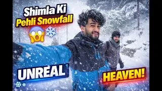 Socha Nahi Tha Itni Snow Pdegi ❄️😳 Shimla Vlog | Shimla First Snowfall ❄️