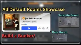🔥All Default Rooms Showcase | ☢️Build a Bunker！ | ROBLOX