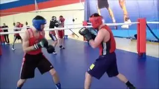 Olympic Russian boxing team training(drilling technique)