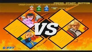 Capcom VS SNK 2 Bison and Cammy arcade mode