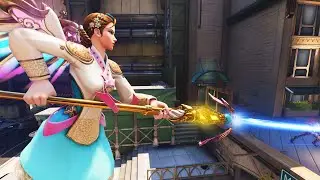 Friendly Teammates! | Overwatch 2 Competitive | Ana and Mercy Silver Gameplay