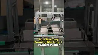 Fruit Box Erecting Machine ② Product Pusher