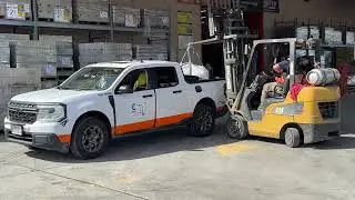 Ford Maverick Loaded to Max Payload