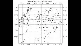 sea ice drift animation