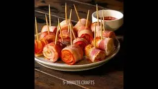 how to make bacon cheese roll 😋