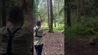 Short little video of the view I had with cheeky axe throw at the end 👌🏕️