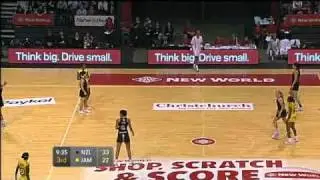 International Netball NZ vs Jamaica Qtr 3 Part 1 (1st Test)