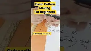 Pattern Making For Beginners #patternmaking #dresspattern #shorts #diyshorts #fashiondesigning
