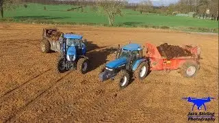 Joe Black Agri Contracts | Spreading Dung | April 2018