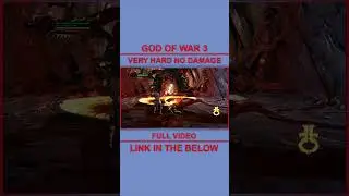 God of War 3 Kratos vs Zeus Very Hard (CHAOS MODE) No Damage Part - 06 | #Shorts #godofwar3