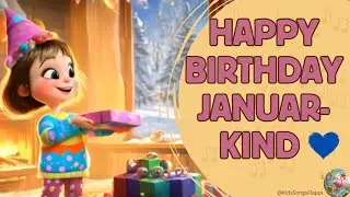 Geburtstagslied | Geburtstag feiern Kinderparty | Januar | Deutsch | #germannurseryrhymes