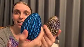 YUE MOTION 3PCS 3D-печатные яйца дракона #dragoneggs