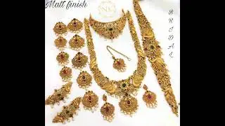 Low cost Bridal collection/Free shipping bridal set/Wholesale bridal jewellery/New bridal combos