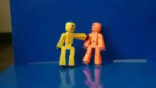 Stikbot dance yellow stikbot vs orange stikbot