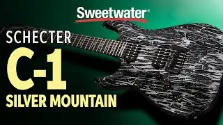 Демонстрация электрогитары Schecter C-1 Silver Mountain