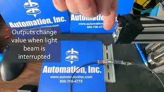 Baumer OF10 Fiber Optic Through Beam using Default Settings