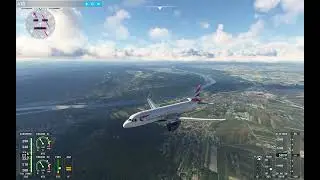 British Airways Airbus A3320 ~ G-TTSA ~ Landing ~ London Gatwick (EGKK) - Vienna (LOWW) ~ MSFS 20