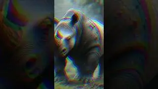 Ai hybrid | animal elephant and sanda#animals #hybrid #anime