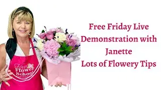 Free Friday Live Demonstration with Janette using Peonies